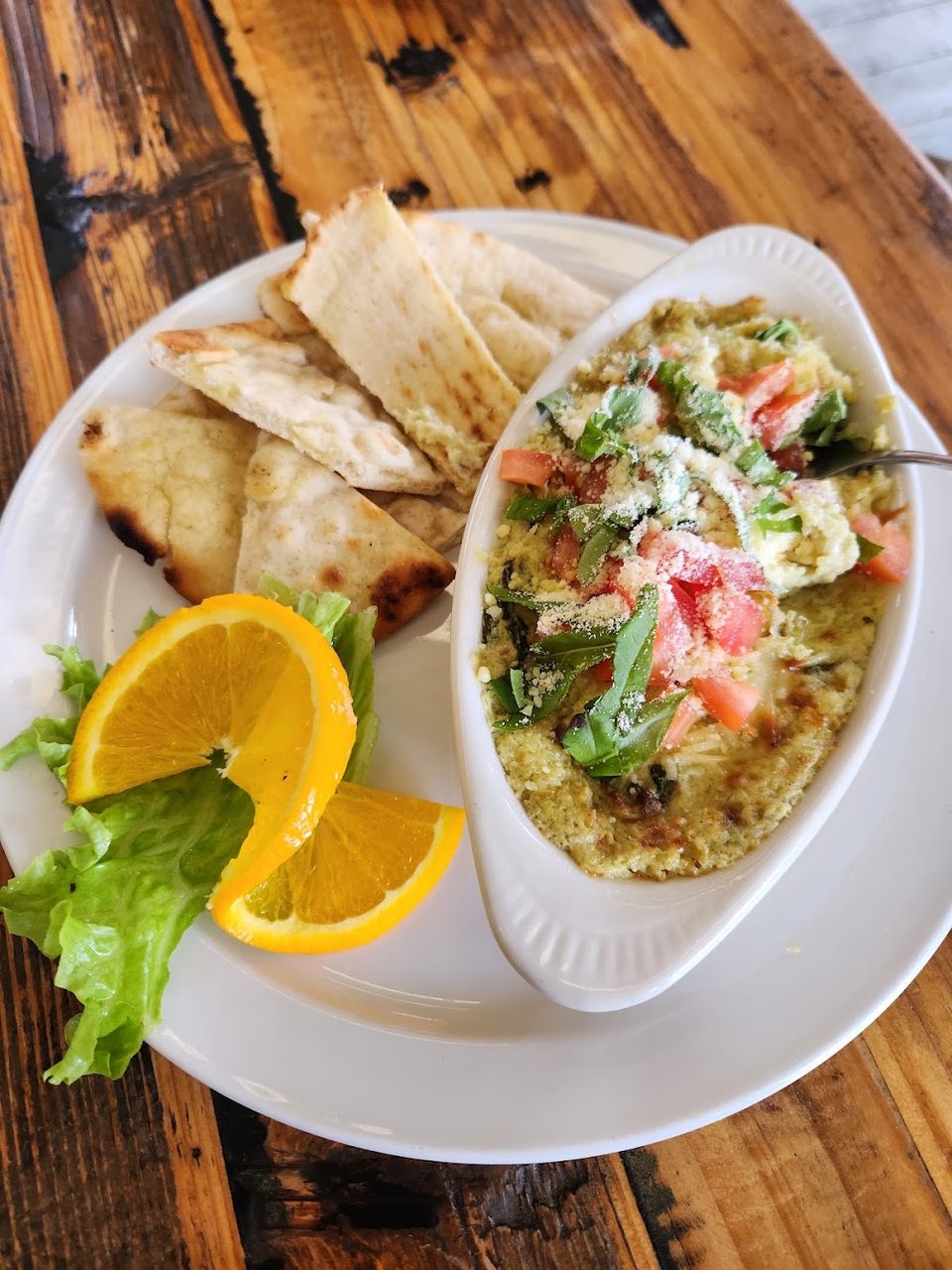 Restaurant menu with lunch, dinner, and beverages.