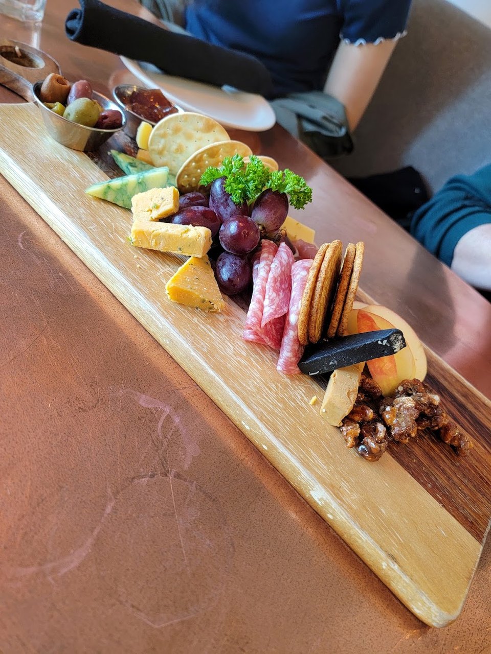 Restaurant menu with lunch, dinner, and beverages.